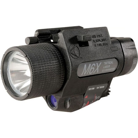 SureFire M6X BK Laser & Illuminator Flashlight with Led & Xenon